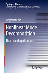 eBook (pdf) Nonlinear Mode Decomposition de Dmytro Iatsenko