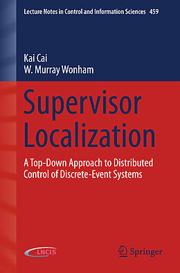 Couverture cartonnée Supervisor Localization de W. Murray Wonham, Kai Cai