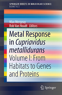 Kartonierter Einband Metal Response in Cupriavidus metallidurans von 