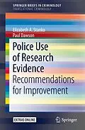 E-Book (pdf) Police Use of Research Evidence von Elizabeth A. Stanko, Paul Dawson