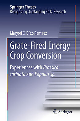 Livre Relié Grate-Fired Energy Crop Conversion de Maryori C. Díaz-Ramírez