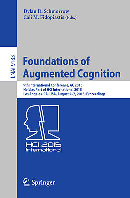 Kartonierter Einband Foundations of Augmented Cognition von 