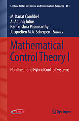 Couverture cartonnée Mathematical Control Theory I de 