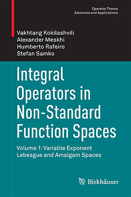 Fester Einband Integral Operators in Non-Standard Function Spaces von Vakhtang Kokilashvili, Stefan Samko, Humberto Rafeiro