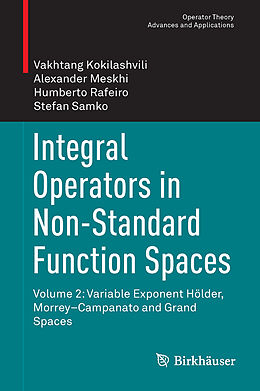 Fester Einband Integral Operators in Non-Standard Function Spaces von Vakhtang Kokilashvili, Stefan Samko, Humberto Rafeiro