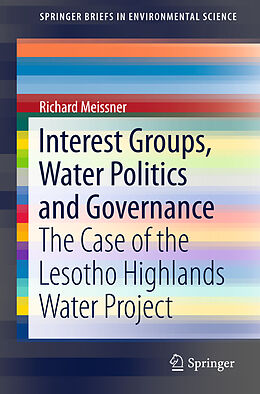Couverture cartonnée Interest Groups, Water Politics and Governance de Richard Meissner