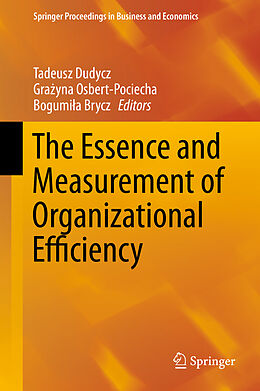Fester Einband The Essence and Measurement of Organizational Efficiency von 