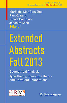 E-Book (pdf) Extended Abstracts Fall 2013 von 