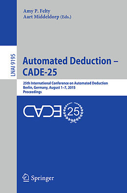 Kartonierter Einband Automated Deduction - CADE-25 von 
