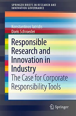 E-Book (pdf) Responsible Research and Innovation in Industry von Konstantinos Iatridis, Doris Schroeder