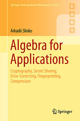 E-Book (pdf) Algebra for Applications von Arkadii Slinko