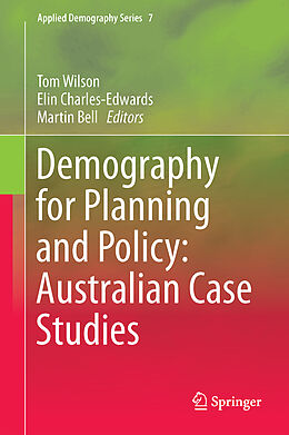 Livre Relié Demography for Planning and Policy: Australian Case Studies de 