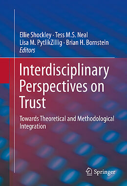 Livre Relié Interdisciplinary Perspectives on Trust de 