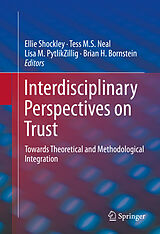 eBook (pdf) Interdisciplinary Perspectives on Trust de 