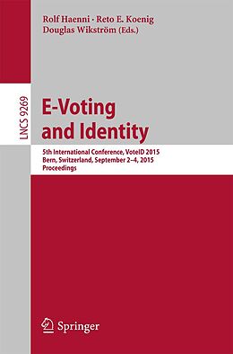 E-Book (pdf) E-Voting and Identity von 