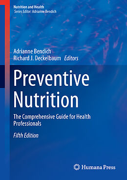 Livre Relié Preventive Nutrition de 