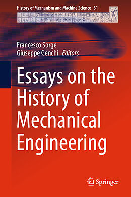 Fester Einband Essays on the History of Mechanical Engineering von 
