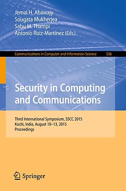 E-Book (pdf) Security in Computing and Communications von 