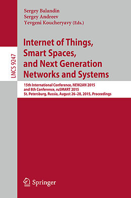 E-Book (pdf) Internet of Things, Smart Spaces, and Next Generation Networks and Systems von 