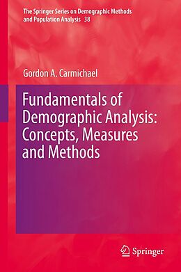 eBook (pdf) Fundamentals of Demographic Analysis: Concepts, Measures and Methods de Gordon A. Carmichael