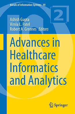 eBook (pdf) Advances in Healthcare Informatics and Analytics de 