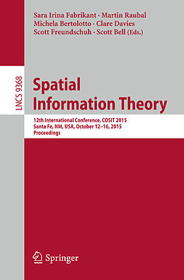 Kartonierter Einband Spatial Information Theory von 