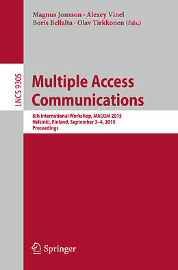 Couverture cartonnée Multiple Access Communications de 