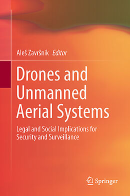 Livre Relié Drones and Unmanned Aerial Systems de 