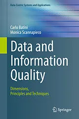 E-Book (pdf) Data and Information Quality von Carlo Batini, Monica Scannapieco