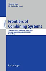 E-Book (pdf) Frontiers of Combining Systems von 