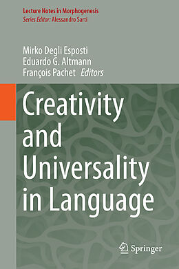 Livre Relié Creativity and Universality in Language de 
