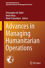 Livre Relié Advances in Managing Humanitarian Operations de 