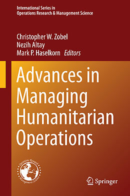 Fester Einband Advances in Managing Humanitarian Operations von 