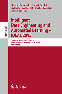 Kartonierter Einband Intelligent Data Engineering and Automated Learning   IDEAL 2015 von 
