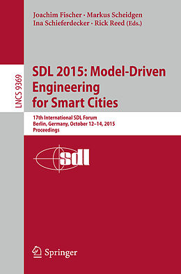 Kartonierter Einband SDL 2015: Model-Driven Engineering for Smart Cities von 