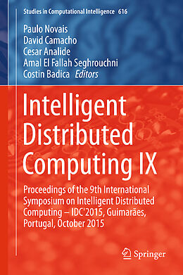 Livre Relié Intelligent Distributed Computing IX de 