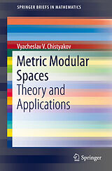 eBook (pdf) Metric Modular Spaces de Vyacheslav Chistyakov