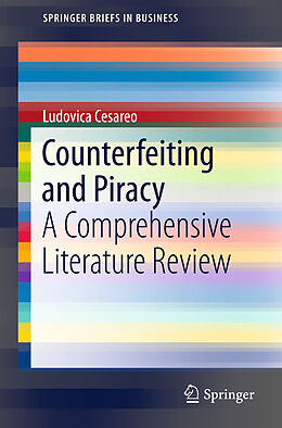 Couverture cartonnée Counterfeiting and Piracy de Ludovica Cesareo