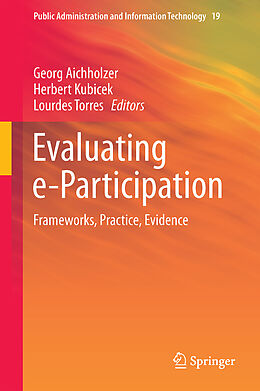 Livre Relié Evaluating e-Participation de 