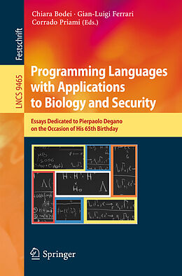 Kartonierter Einband Programming Languages with Applications to Biology and Security von 