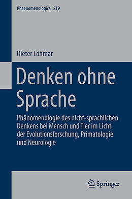 Fester Einband Denken ohne Sprache von Dieter Lohmar