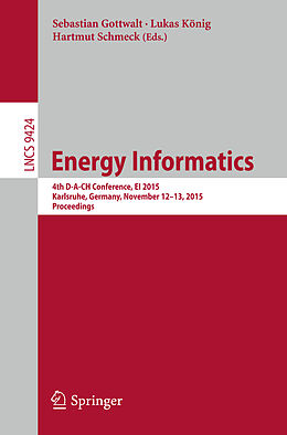 Kartonierter Einband Energy Informatics von 