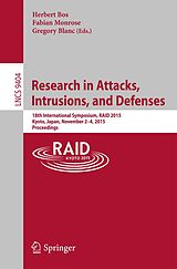 eBook (pdf) Research in Attacks, Intrusions, and Defenses de 