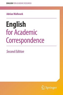 eBook (pdf) English for Academic Correspondence de Adrian Wallwork