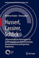 E-Book (pdf) Husserl, Cassirer, Schlick von 