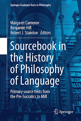 Livre Relié Sourcebook in the History of Philosophy of Language de 