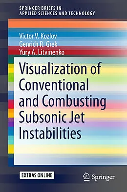 Kartonierter Einband Visualization of Conventional and Combusting Subsonic Jet Instabilities von Victor V. Kozlov, Genrich R. Grek, Yury A. Litvinenko