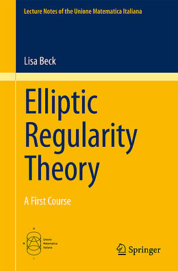 Kartonierter Einband Elliptic Regularity Theory von Lisa Beck