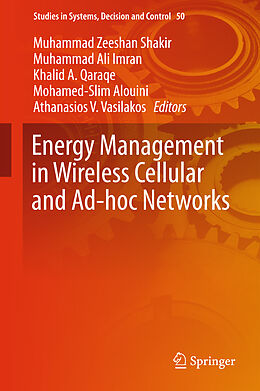 Fester Einband Energy Management in Wireless Cellular and Ad-hoc Networks von 