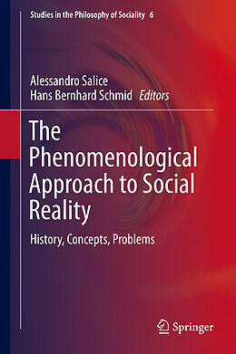 Livre Relié The Phenomenological Approach to Social Reality de 